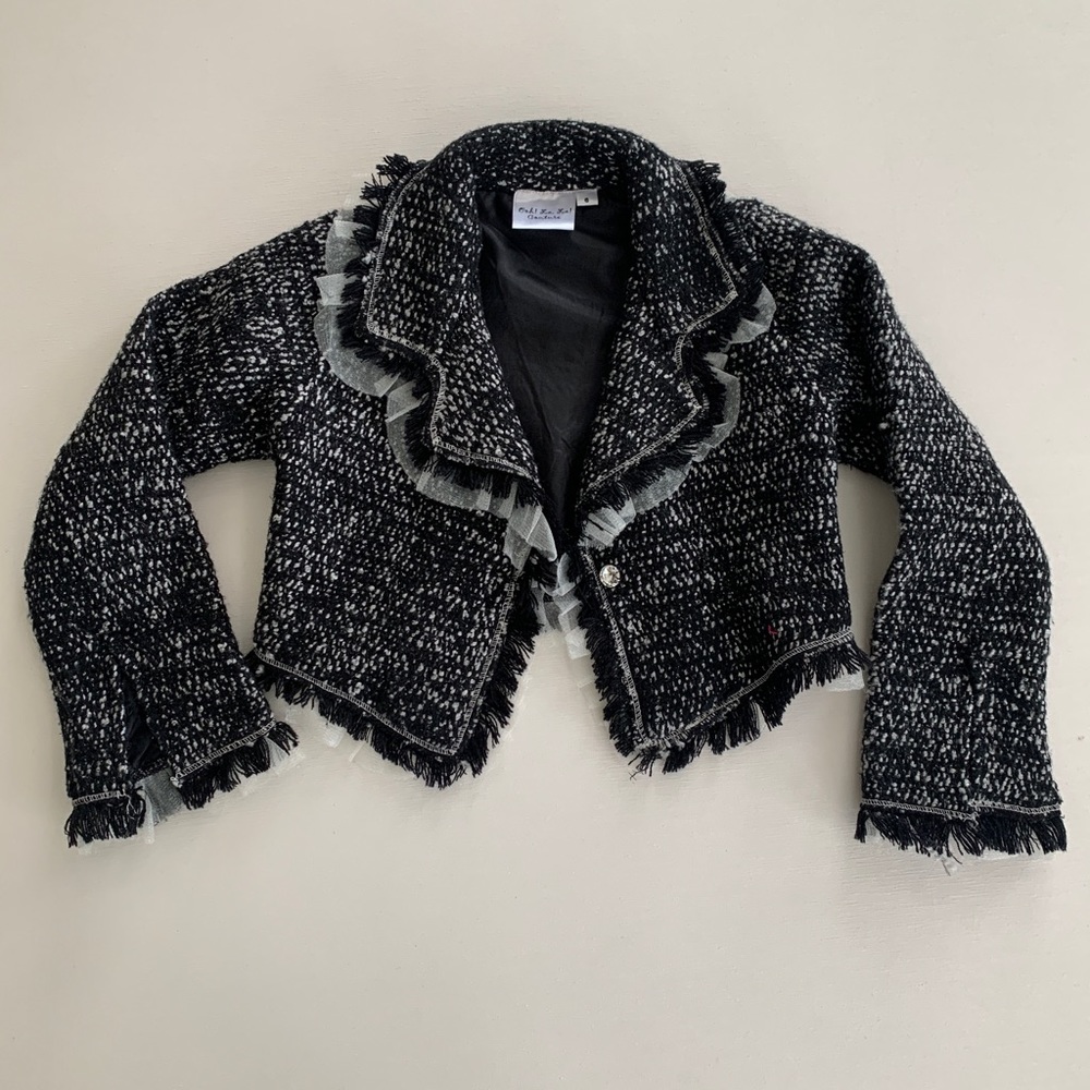 Girls tweed jacket [size 6]